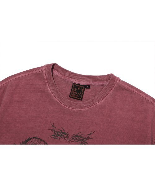 IFYOUWANT（イフユーウォント）の「Distorted pigment TEE dusty pink（Tシャツ/カットソー・レディース・その他・LARGE/MEDIUM）」の4枚目の写真