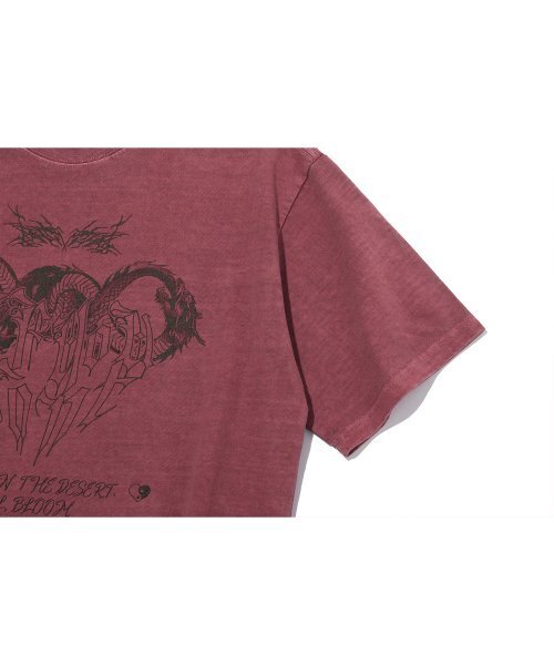 IFYOUWANT（イフユーウォント）の「Distorted pigment TEE dusty pink（Tシャツ/カットソー・レディース・その他・LARGE/MEDIUM）」の5枚目の写真