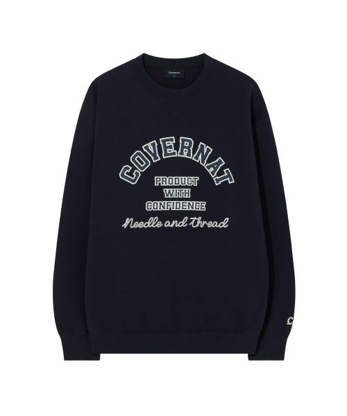 COVERNAT(カバーナット)の「クラシックアーチロゴ スウェット ダークネイビー(スウェット・レディース・その他・X-LARGE/XX-LARGE/X-SMALL/SMALL/MEDIUM/LARGE)」の2枚目の写真