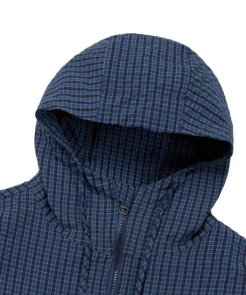 AAKAM(アーカム)の「Check Pattern Hooded Jacket (Navy)(ナイロンジャケット・レディース・その他・1/2)」の15枚目の写真