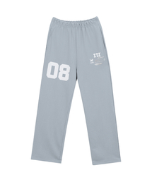 ITZAVIBE（イッザバイブ）の「08 MINI LOGO SWEAT PANTS - SKY BLUE（スウェットパンツ）」