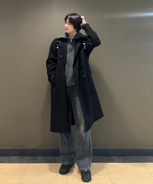 COSTUME O’CLOCK（コスチュームオクロック）の「ウールブレンドハンドメイドダブルコートダークグレーCOOSCT025DGRAY（チェスターコート・メンズ・その他・MEDIUM/LARGE/SMALL）」の17枚目の写真