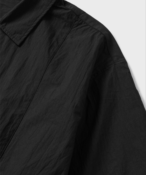NONBLANK(ノンブランク)の「ネイチャーリングクルハーフスリーブシャツ_BLACK(シャツ/ブラウス・メンズ・その他・SMALL/MEDIUM/LARGE/X-LARGE)」の4枚目の写真
