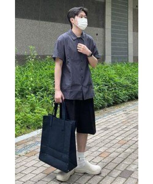 NONBLANK(ノンブランク)の「ネイチャーリングクルハーフスリーブシャツ_BLACK(シャツ/ブラウス・メンズ・その他・SMALL/MEDIUM/LARGE/X-LARGE)」の16枚目の写真