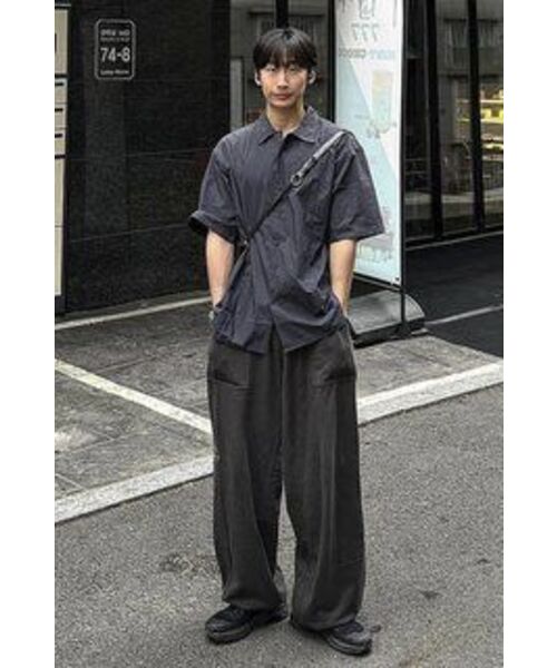NONBLANK(ノンブランク)の「ネイチャーリングクルハーフスリーブシャツ_BLACK(シャツ/ブラウス・メンズ・その他・SMALL/MEDIUM/LARGE/X-LARGE)」の17枚目の写真