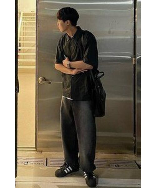 NONBLANK(ノンブランク)の「ネイチャーリングクルハーフスリーブシャツ_BLACK(シャツ/ブラウス・メンズ・その他・SMALL/MEDIUM/LARGE/X-LARGE)」の19枚目の写真