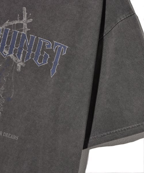 DYSFUNCT(ディスファンクト)の「DREAM CATCHER PIGMENT T-SHIRT (CHARCOAL)(Tシャツ/カットソー・レディース・その他・SMALL/MEDIUM/LARGE/X-LARGE)」の3枚目の写真
