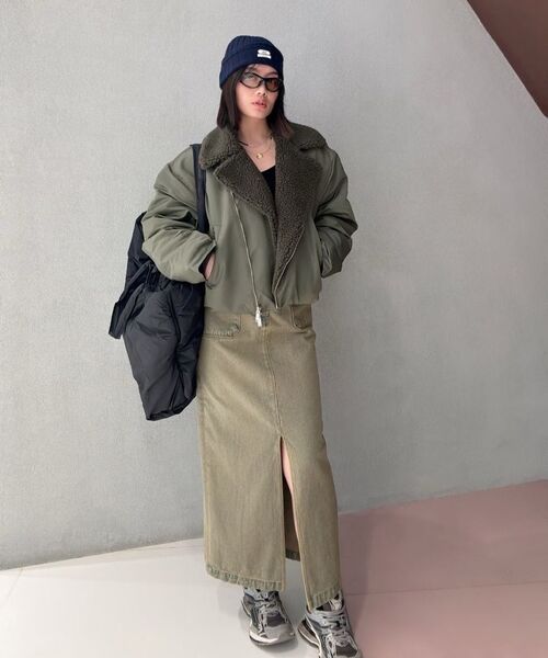 TRUNK PROJECT(トランクプロジェクト)の「Shearling Biker Jacket_Black(ブルゾン・メンズ・ブラック・SMALL/LARGE)」の6枚目の写真