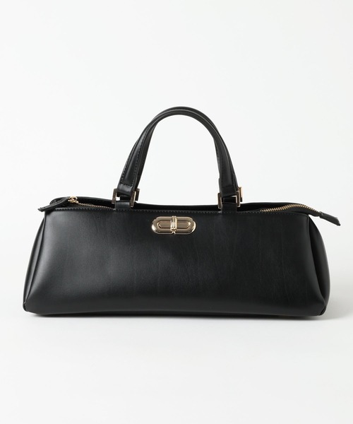 Andemiu(アンデミュウ)の「ワイドパーテーションBAG630063(ハンドバッグ・レディース・ブラック/アイボリー/ブラウン・FREE)」の5枚目の写真