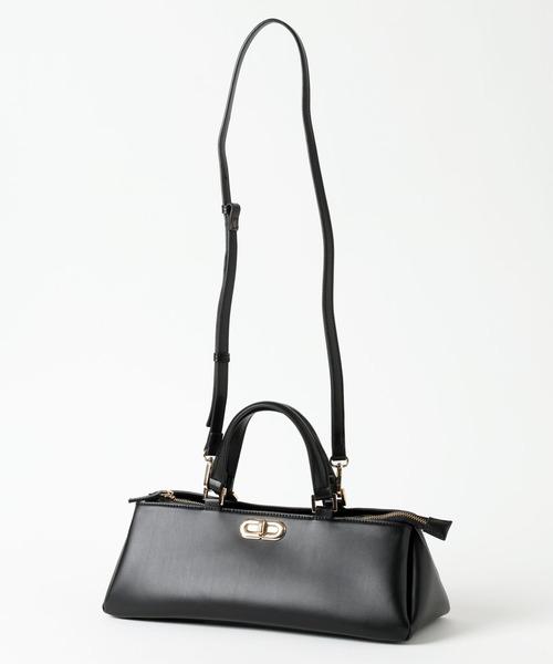 Andemiu(アンデミュウ)の「ワイドパーテーションBAG630063(ハンドバッグ・レディース・ブラック/アイボリー/ブラウン・FREE)」の10枚目の写真