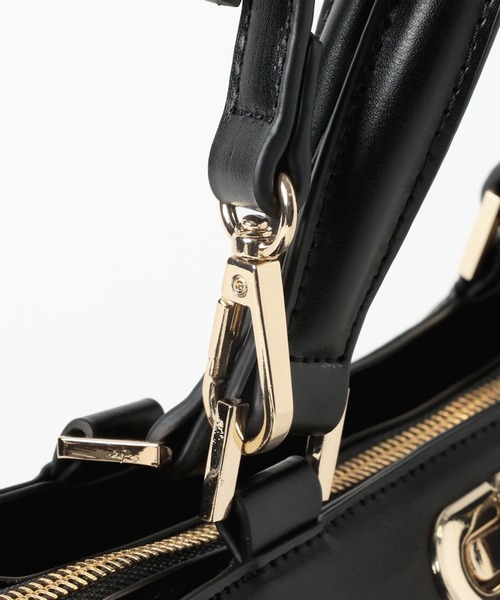 Andemiu(アンデミュウ)の「ワイドパーテーションBAG630063(ハンドバッグ・レディース・ブラック/アイボリー/ブラウン・FREE)」の12枚目の写真