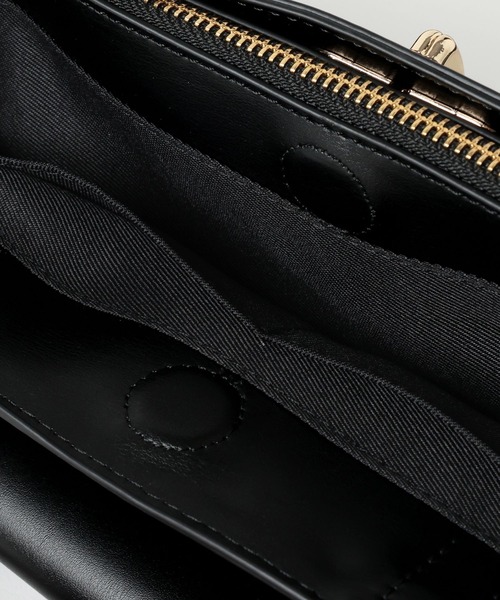 Andemiu(アンデミュウ)の「ワイドパーテーションBAG630063(ハンドバッグ・レディース・ブラック/アイボリー/ブラウン・FREE)」の18枚目の写真