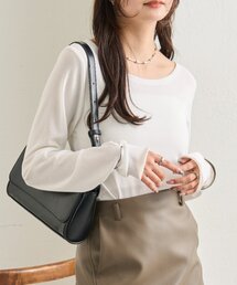 mystic | 裾ギャザーシアーロンＴ(Tシャツ/カットソー)