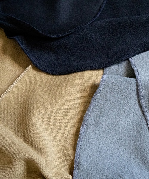 ８(eight)（エイト）の「フリーススカーフ ポーチ入り（マフラー・メンズ・ブラック・FREE）」の5枚目の写真