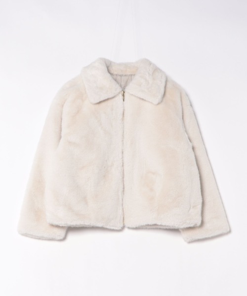 STRAWBERRY FIELDS ファー風ジャケット セール】ミンクファージャケット（その他アウター）｜STRAWBERRY