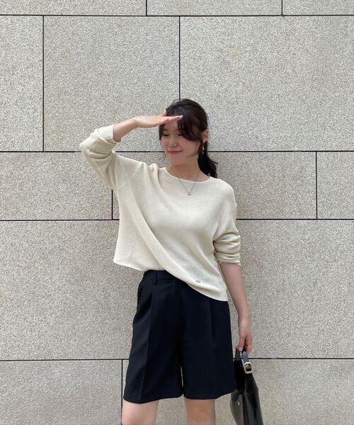 FIELDERS(フィールダーズ)の「SEE-THROUGH LOOSE FIT KNIT BLACK(ニット/セーター・レディース・その他・FREE)」の8枚目の写真