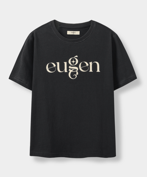EUGGEN(ユジェン)の「クラシックロゴショートスリーブTシャツ_ウォッシュドブラック(Tシャツ/カットソー・レディース・その他・SMALL/MEDIUM)」の2枚目の写真