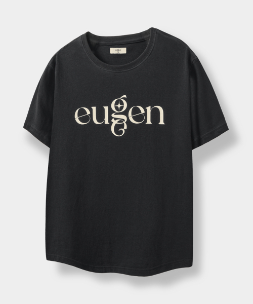EUGGEN(ユジェン)の「クラシックロゴショートスリーブTシャツ_ウォッシュドブラック(Tシャツ/カットソー・レディース・その他・SMALL/MEDIUM)」の3枚目の写真