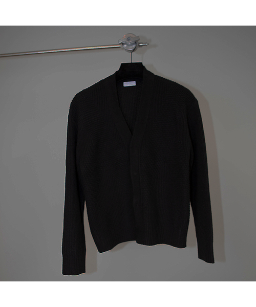 FOREST KNIT CARDIGAN_BLACK — кардиган