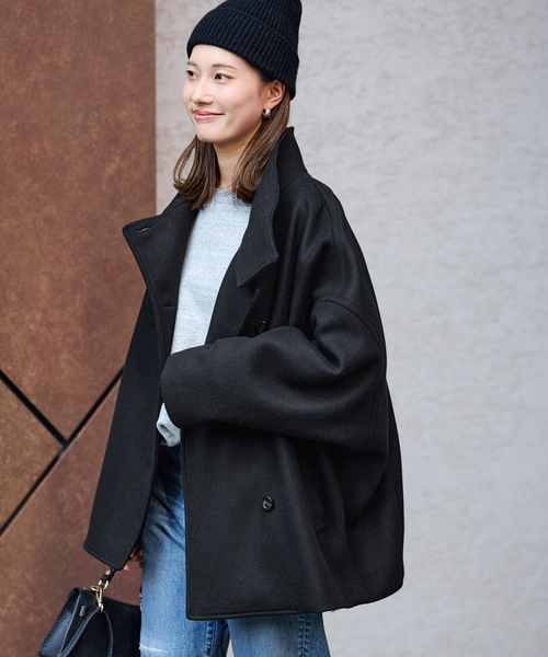 FRAMeWORK（フレームワーク）の「≪追加≫メルトンコクーンコート2（その他アウター・レディース・ブラック/ブラウン/キャメル・36/38）」の16枚目の写真