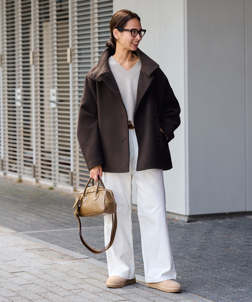 FRAMeWORK（フレームワーク）の「≪追加≫メルトンコクーンコート2（その他アウター・レディース・ブラック/ブラウン/キャメル・36/38）」の18枚目の写真