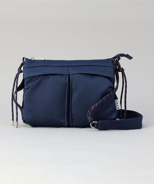 coen（コーエン）の「Wポケット ボトルショルダーバッグ（ショルダーバッグ・レディース・ブラック/オリーブ/ネイビー・FREE）」の7枚目の写真