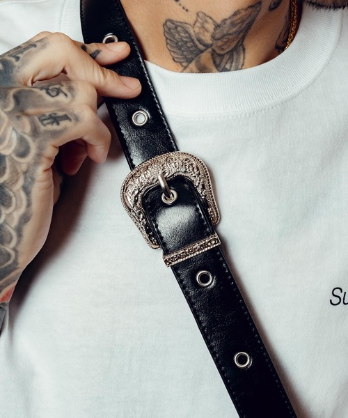 Subciety(サブサエティ)の「Faux leather half moon shoulder bag(ショルダーバッグ・メンズ・ブラック系その他2/レオパード/ブラック・FREE)」の10枚目の写真