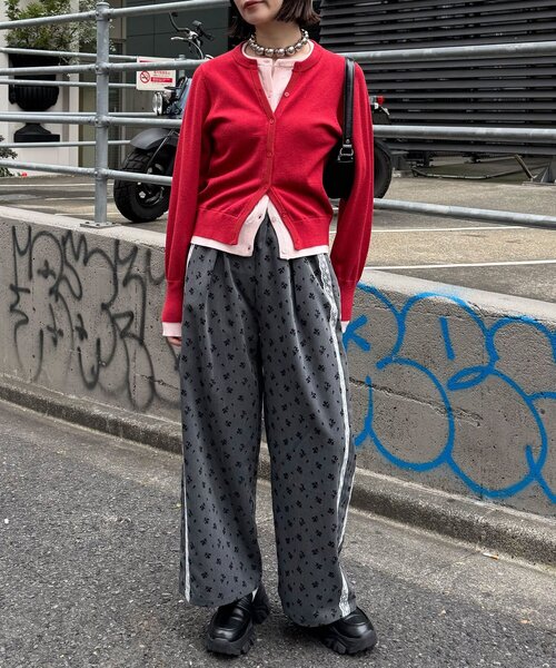 CIAOPANIC(チャオパニック)の「【neutral by ciaopanic】レイヤード風カーディガン(カーディガン/ボレロ・レディース・レッド/グレー/ブラウン・FREE)」の11枚目の写真