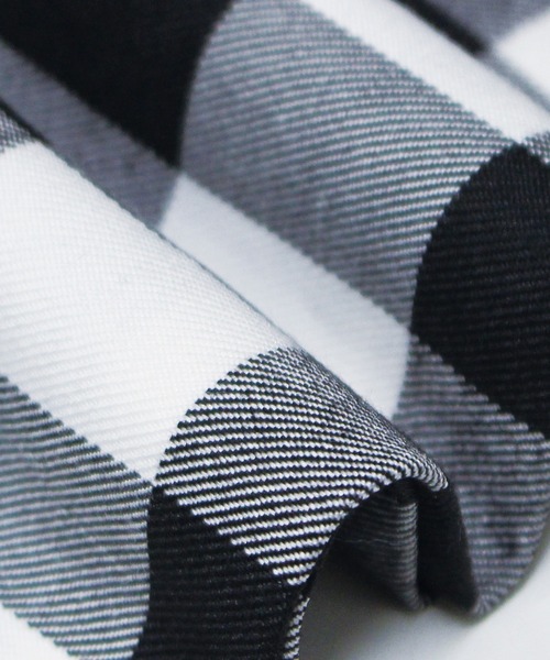 LAVEANGE（ラビアンジェ）の「【洗える】ギンガムチェックナロースカート（スカート・レディース・ブラック/ブラウン・M/5L/4L/3L/LL）」の16枚目の写真