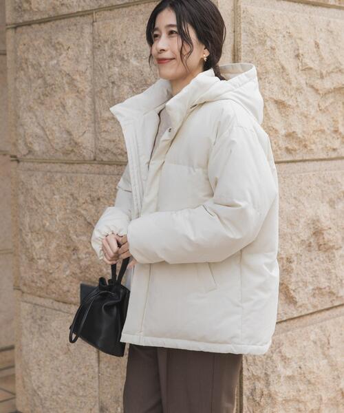 セール】ミドルダウンジャケット｜冬服/防寒/撥水/2WAY/軽量/通勤服