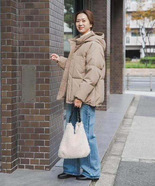 セール】ミドルダウンジャケット｜冬服/防寒/撥水/2WAY/軽量/通勤服