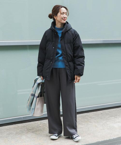 セール】ミドルダウンジャケット｜冬服/防寒/撥水/2WAY/軽量/通勤服