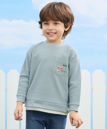 combimini（コンビミニ）の「長袖裾レイヤード風BIGTシャツ（Tシャツ/カットソー）」