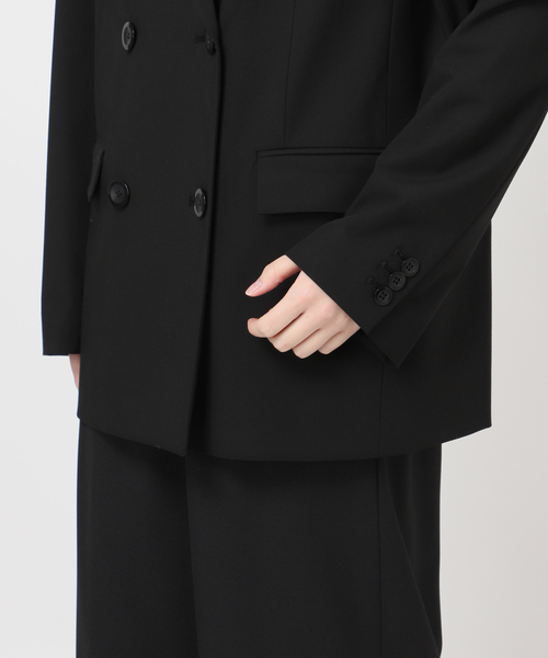 JOURNAL STANDARD（ジャーナルスタンダード）の「2WAYトロジャケット（テーラードジャケット・レディース・チャコールグレー/ブラック/ネイビー・FREE）」の6枚目の写真