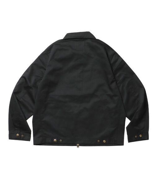 BEN DAVIS/WHITE LABEL（ベンデイビス ホワイトラベル）の「【BEN DAVIS（ベンデイビス）】EISENHOWER LITE JACKET / ジャケット ツイル アジャスター ダブルジップ ワーク ワンポイント（その他アウター・メンズ・ブラック/ベージュ・MEDIUM/X-LARGE/LARGE）」の4枚目の写真