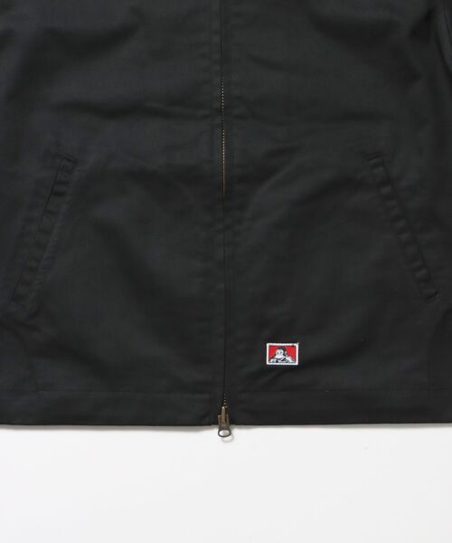 BEN DAVIS/WHITE LABEL（ベンデイビス ホワイトラベル）の「【BEN DAVIS（ベンデイビス）】EISENHOWER LITE JACKET / ジャケット ツイル アジャスター ダブルジップ ワーク ワンポイント（その他アウター・メンズ・ブラック/ベージュ・MEDIUM/X-LARGE/LARGE）」の8枚目の写真