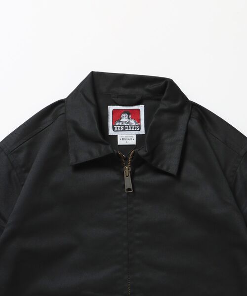 BEN DAVIS/WHITE LABEL（ベンデイビス ホワイトラベル）の「【BEN DAVIS（ベンデイビス）】EISENHOWER LITE JACKET / ジャケット ツイル アジャスター ダブルジップ ワーク ワンポイント（その他アウター・メンズ・ブラック/ベージュ・MEDIUM/X-LARGE/LARGE）」の9枚目の写真