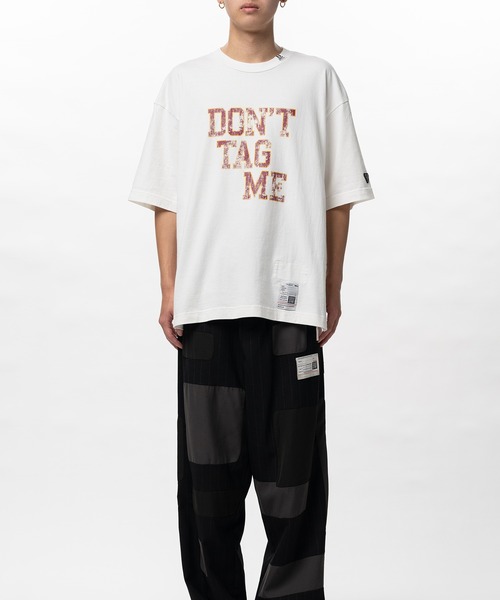 Maison MIHARA YASUHIRO（メゾンミハラヤスヒロ）の「Don't Tag Me Printed T-shirt（Tシャツ/カットソー・メンズ・グレー/ブラック/ホワイト・46/44/48）」の22枚目の写真