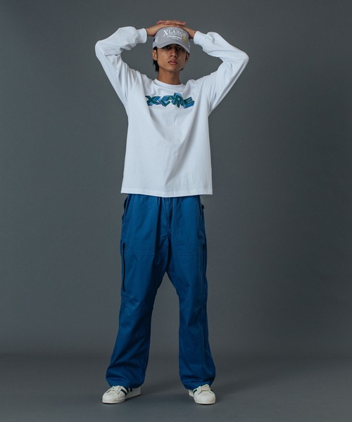 XLARGE(エクストララージ)の「3D LOGO L/S TEE(Tシャツ/カットソー・メンズ・ブラック/ホワイト/ブルー・XL/L/M/S)」の10枚目の写真