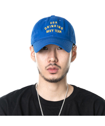 NAVYTEAM（ネイビーチーム）の「NTV BC-USA DRINKING NAVY TEAM CAP-BLUE（キャップ）」