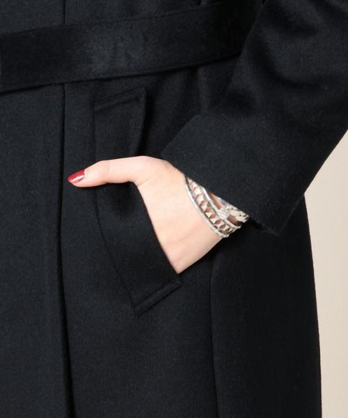 BEAUTY&YOUTH UNITED ARROWS(ビューティーアンドユースユナイテッドアローズ)の「BY ビーバーフードコート(その他アウター・レディース・ライトグレー/ネイビー・SMALL/MEDIUM)」の15枚目の写真