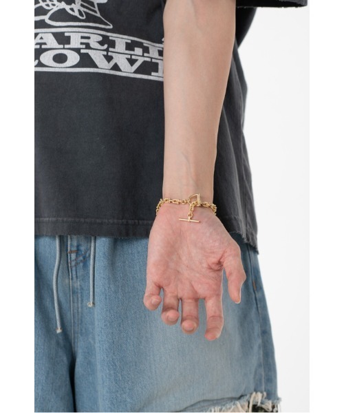 DISCOVERED（ディスカバード）の「TIFFABONE BRACELET 03（ブレスレット・メンズ・ゴールド/シルバー・LARGE）」の3枚目の写真