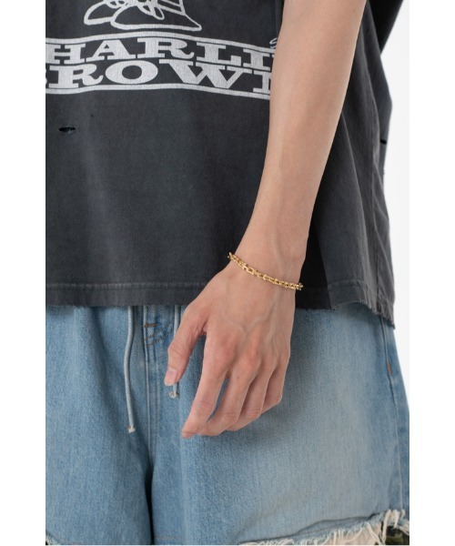 DISCOVERED（ディスカバード）の「TIFFABONE BRACELET 03（ブレスレット・メンズ・ゴールド/シルバー・LARGE）」の4枚目の写真
