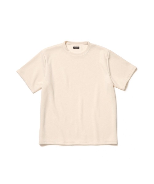 MR.OLIVE（ミスターオリーブ）の「POLYESTER HEMP JERSEY  / CREW NECK T-SHIRT /M261136（Tシャツ/カットソー・メンズ・ブラック/アイボリー/ブラウン・MEDIUM/LARGE）」の5枚目の写真