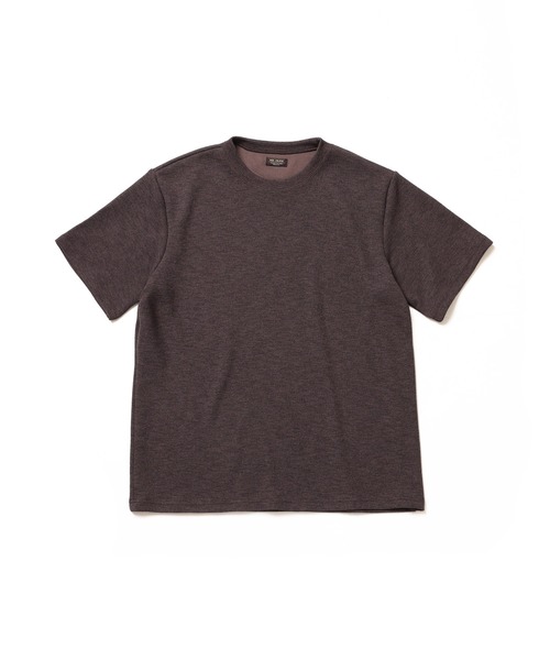 MR.OLIVE（ミスターオリーブ）の「POLYESTER HEMP JERSEY  / CREW NECK T-SHIRT /M261136（Tシャツ/カットソー・メンズ・ブラック/アイボリー/ブラウン・MEDIUM/LARGE）」の7枚目の写真