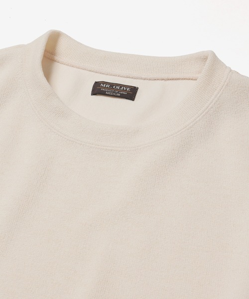 MR.OLIVE（ミスターオリーブ）の「POLYESTER HEMP JERSEY  / CREW NECK T-SHIRT /M261136（Tシャツ/カットソー・メンズ・ブラック/アイボリー/ブラウン・MEDIUM/LARGE）」の9枚目の写真