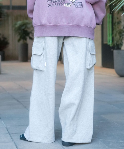 BEN DAVIS(ベンデイビス)の「【BEN DAVIS/ベンデイビス】【最旬カーブシルエット】ワイドカーゴパンツ バレルカーゴ 裾ドローコード(カーゴパンツ・メンズ・ブラック/杢グレー・X-LARGE/MEDIUM/LARGE)」の17枚目の写真