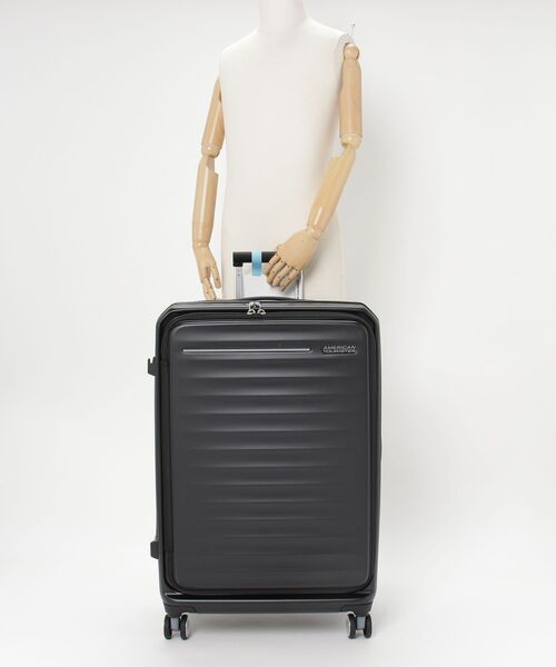 AMERICAN TOURISTER(アメリカンツーリスター)の「アメリカンツーリスター FRONTEC スピナー75/ 28エキスパンダーTSA OS V2 ブラック(スーツケース/キャリーバッグ・メンズ・ブラック・L)」の7枚目の写真