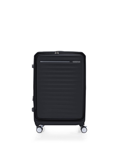AMERICAN TOURISTER(アメリカンツーリスター)の「アメリカンツーリスター FRONTEC スピナー75/ 28エキスパンダーTSA OS V2 ブラック(スーツケース/キャリーバッグ・メンズ・ブラック・L)」の2枚目の写真