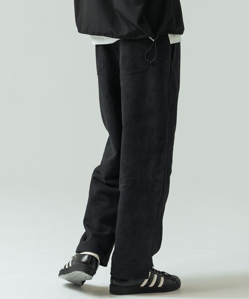 SLICK（スリック）の「【SLICK/スリック】Used Printed One Tuck Sweat Pants/ユーズドプリントワンタックスウェットパンツ/ビンテージ（スウェットパンツ・メンズ・ブラック/グレー・3/1/2）」の15枚目の写真